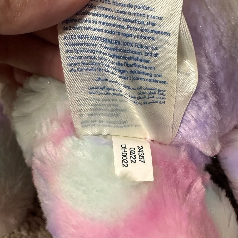 Build-A-Bear Workshop Pastel Swirl Kitty Cat Pink Purple Mint Plush 2022 DH0022 - Picture 6 of 6